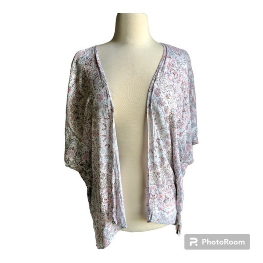 Torrid floral open front lightweight kimono large
